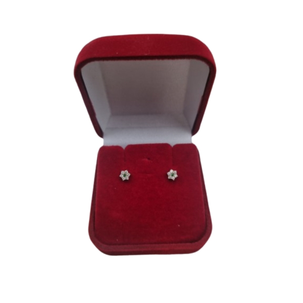 Brinco Baby em Ouro Amarelo 18k com Zircônia